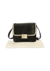 LEATHER FLAP CROSSBODY BAG