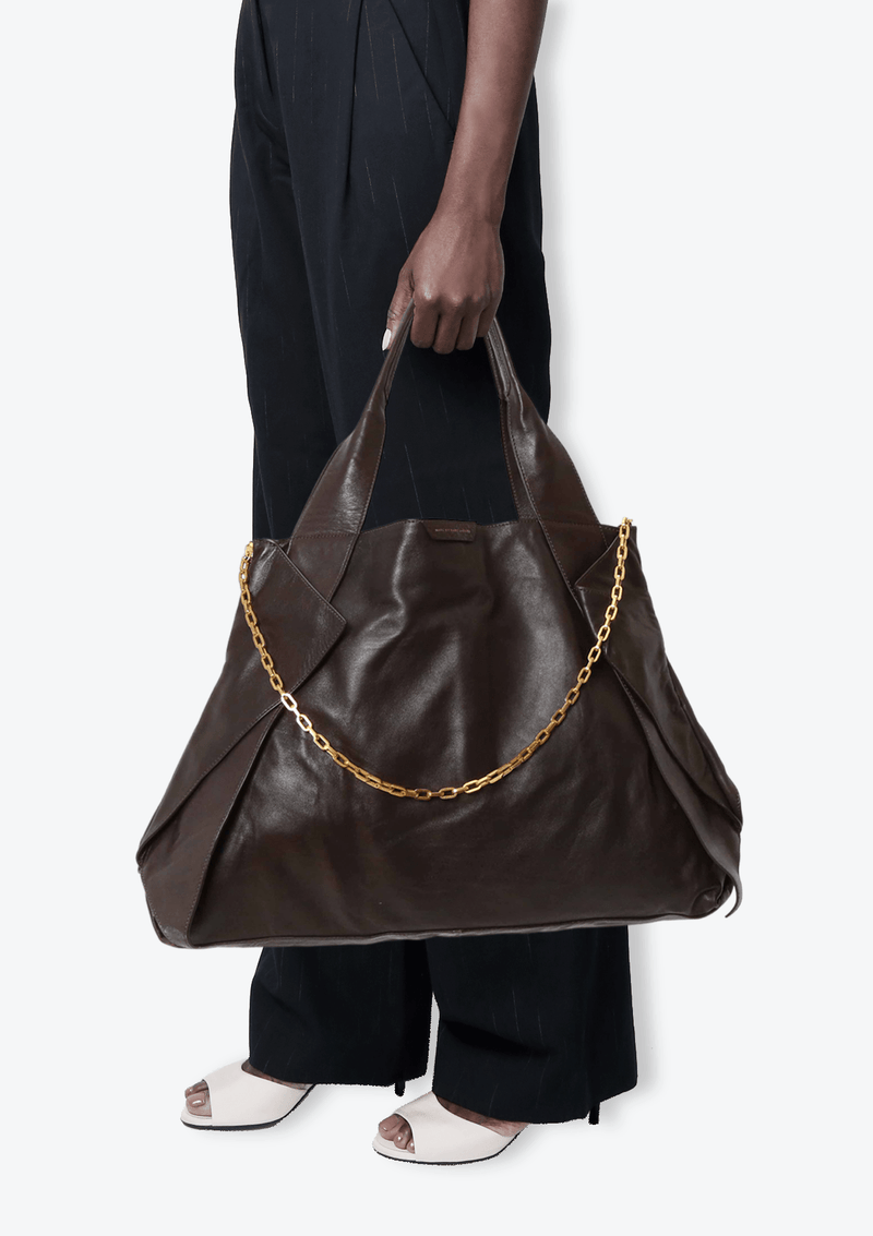 LEATHER HOBO BAG