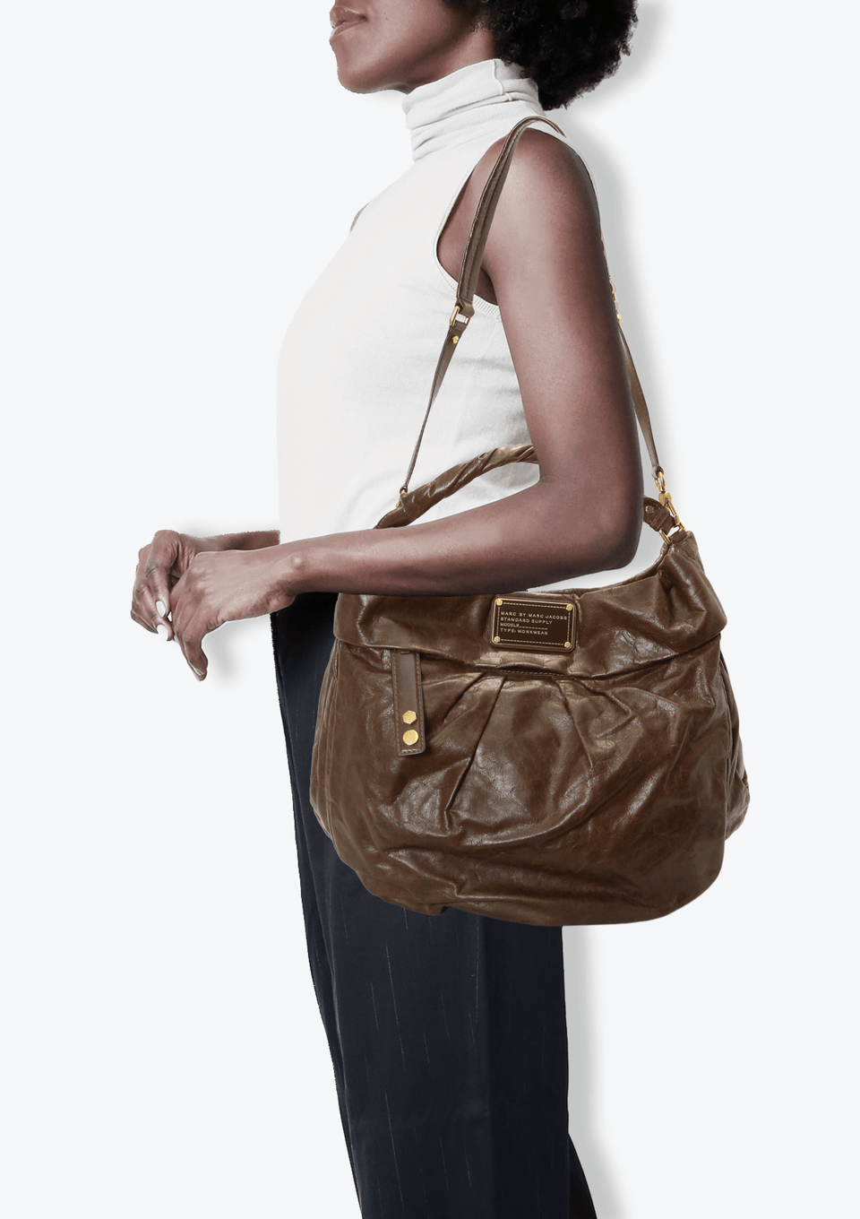 Bolsa Marc Jacobs Classic Q Hiller Bag Marrom Original – Gringa