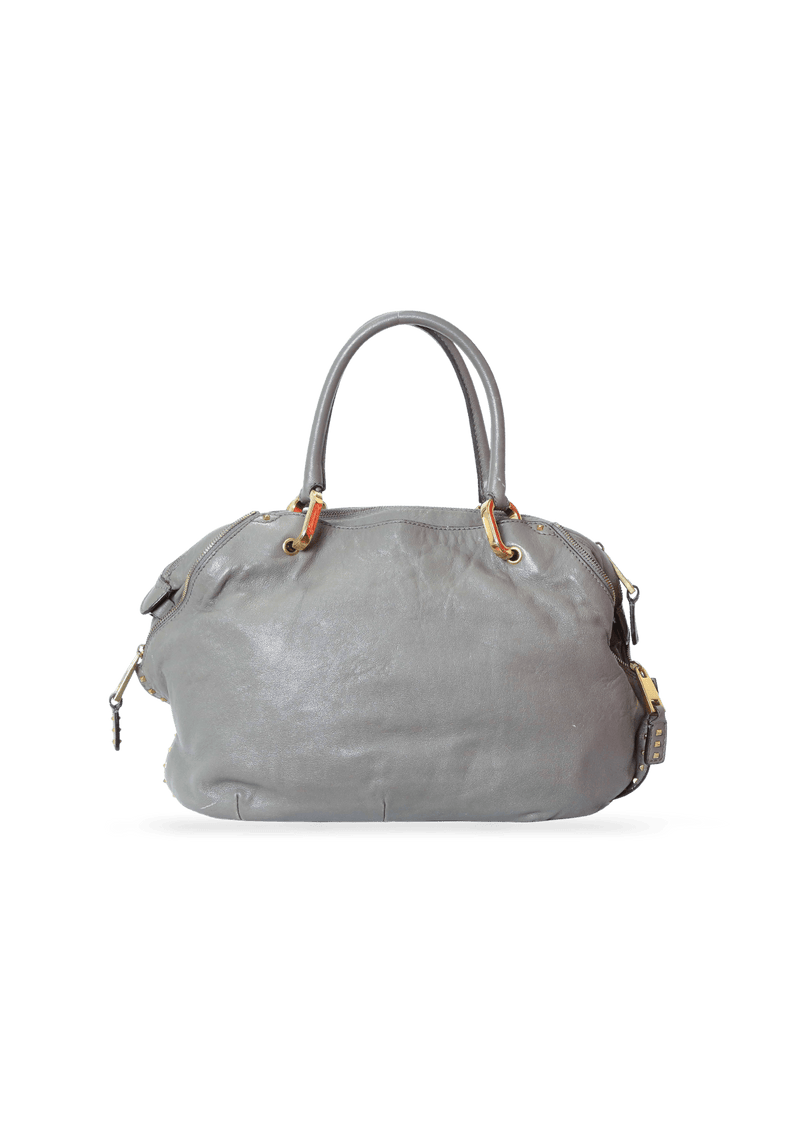 LEATHER HANDLE BAG