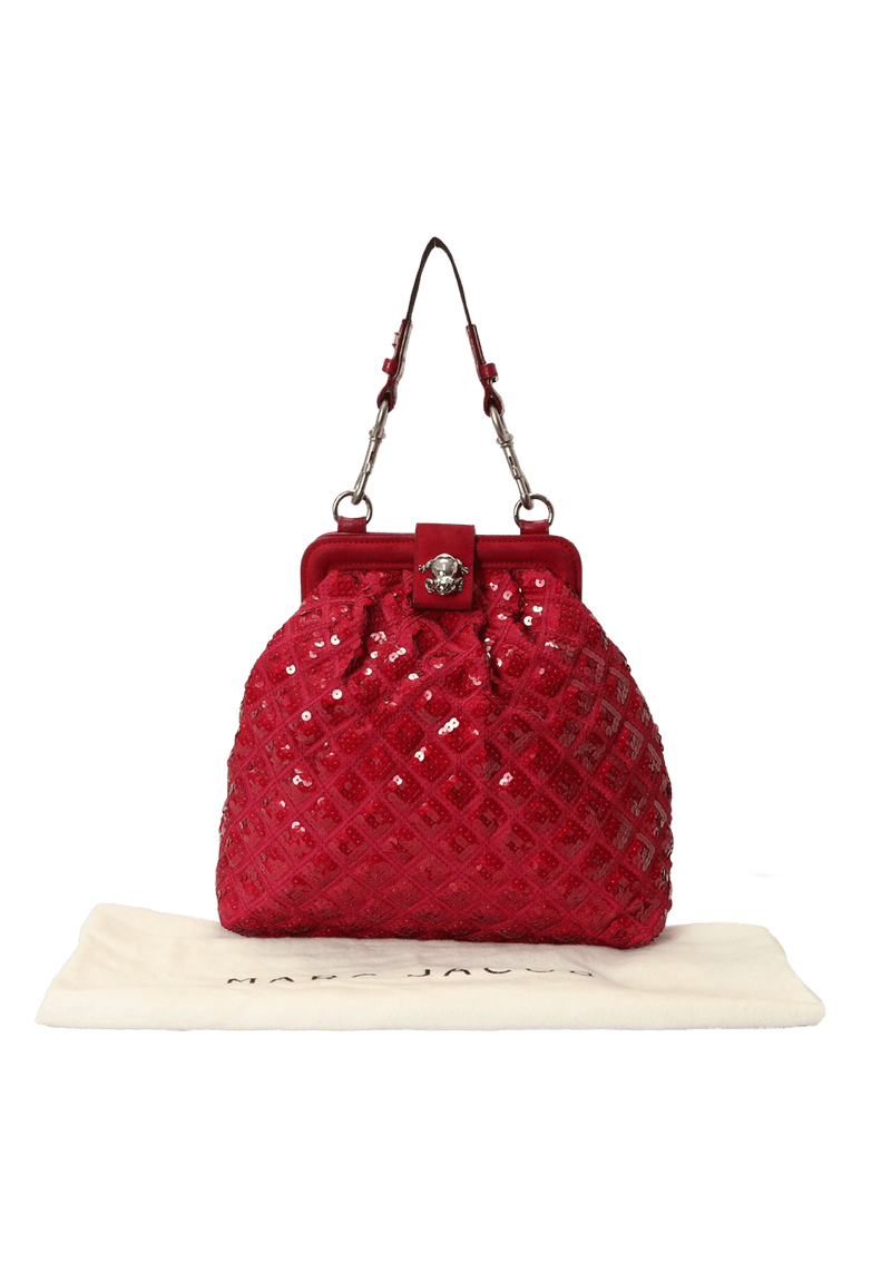 SEQUIN EMBELLISHED HOBO BAG