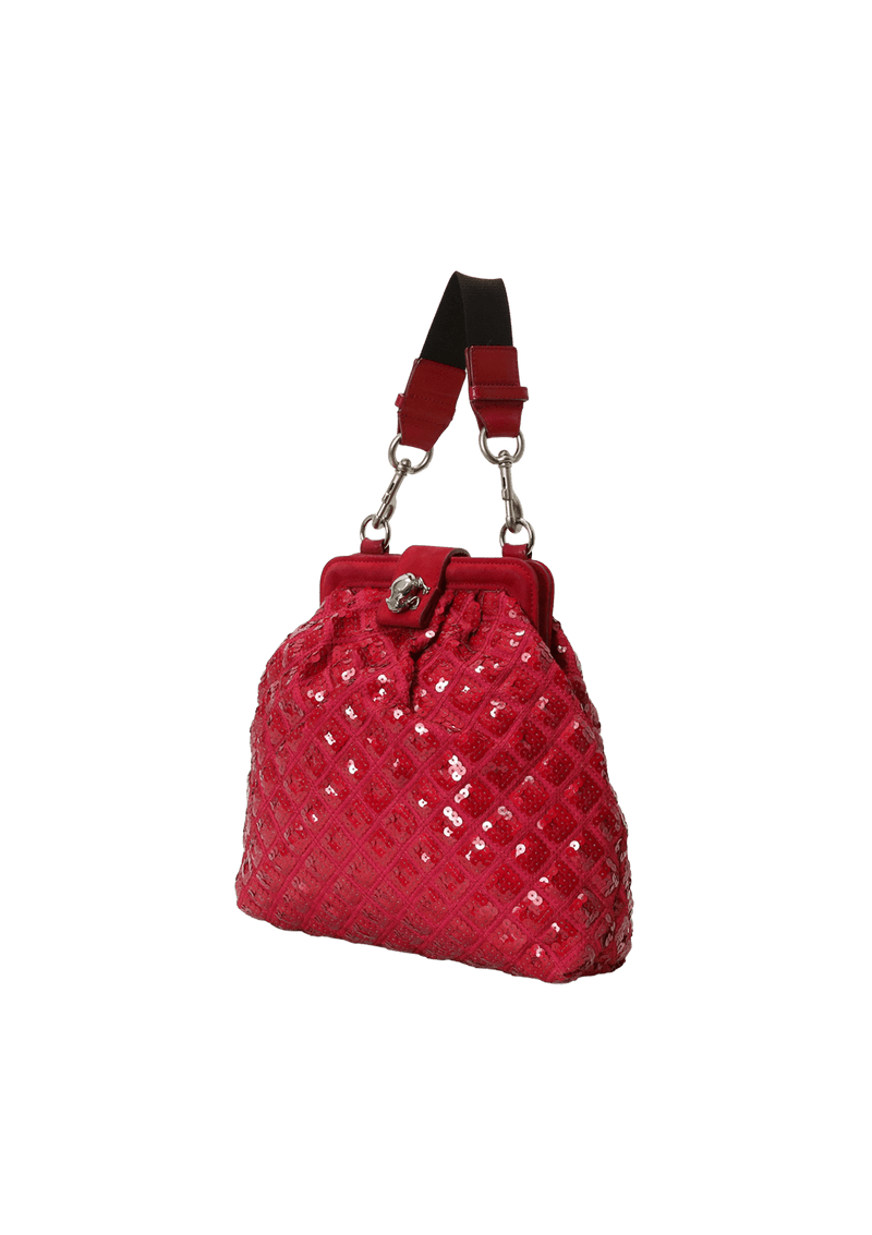 SEQUIN EMBELLISHED HOBO BAG