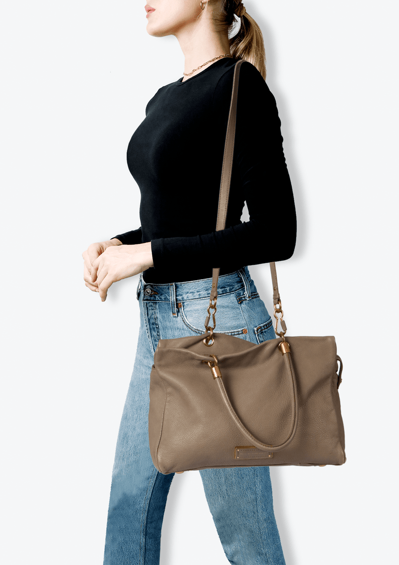 LEATHER SATCHEL BAG