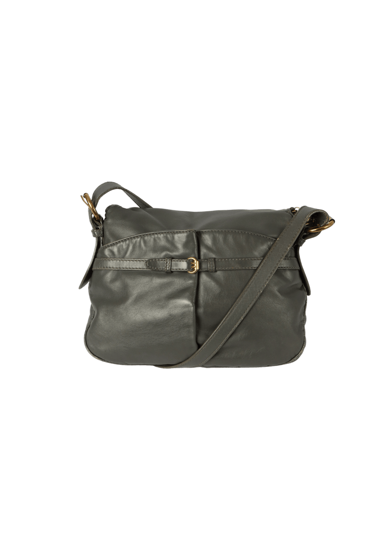 LEATHER ZIP BAG