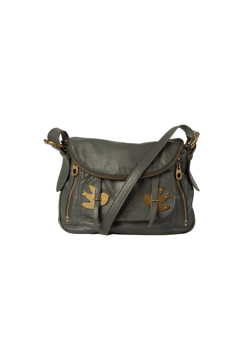 LEATHER ZIP BAG