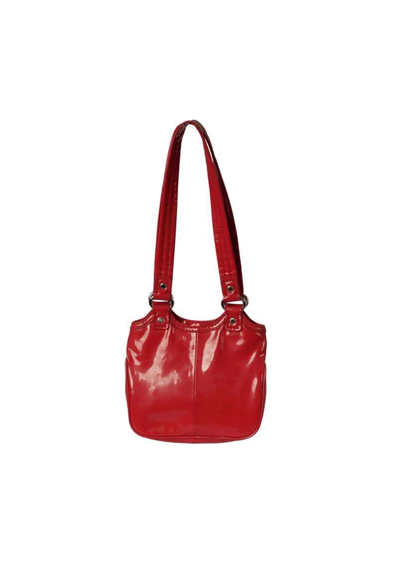 PATENT LEATHER SHOULDER BAG