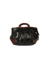 LEATHER HANDLE BAG