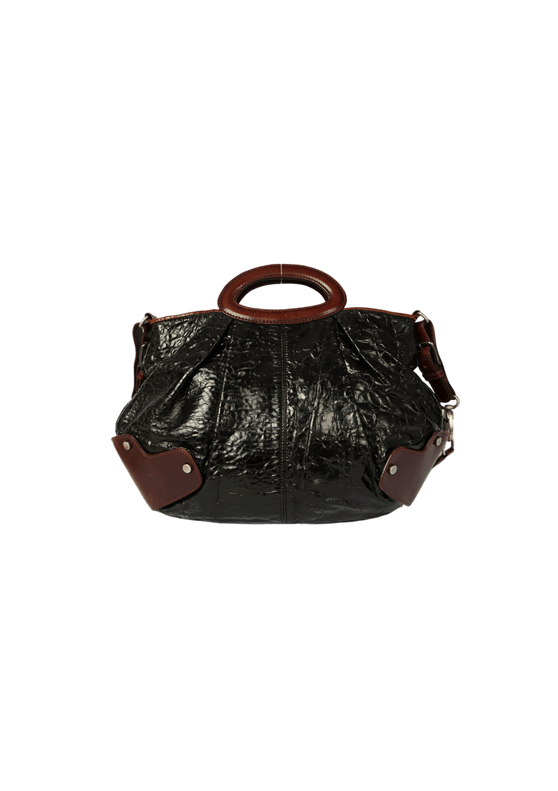 LEATHER HANDLE BAG