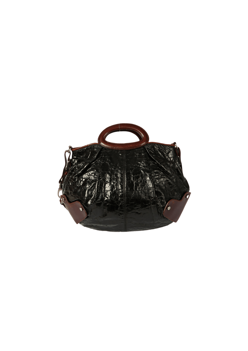 LEATHER HANDLE BAG