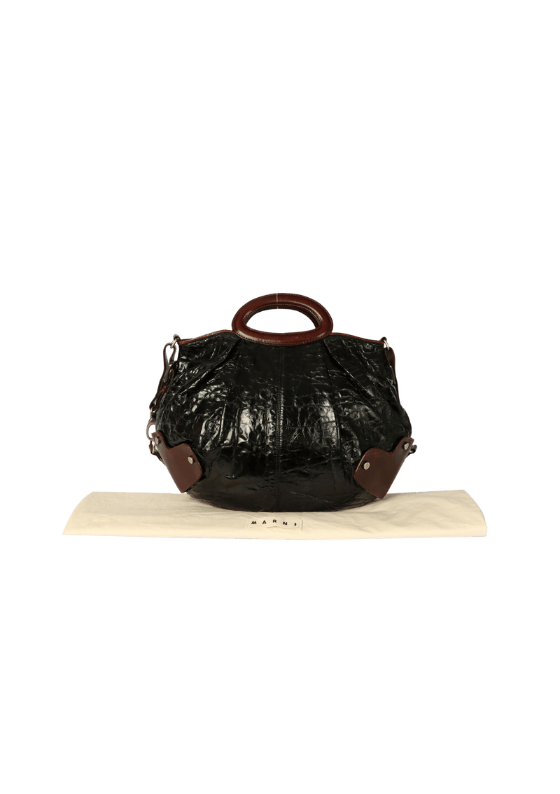 LEATHER HANDLE BAG