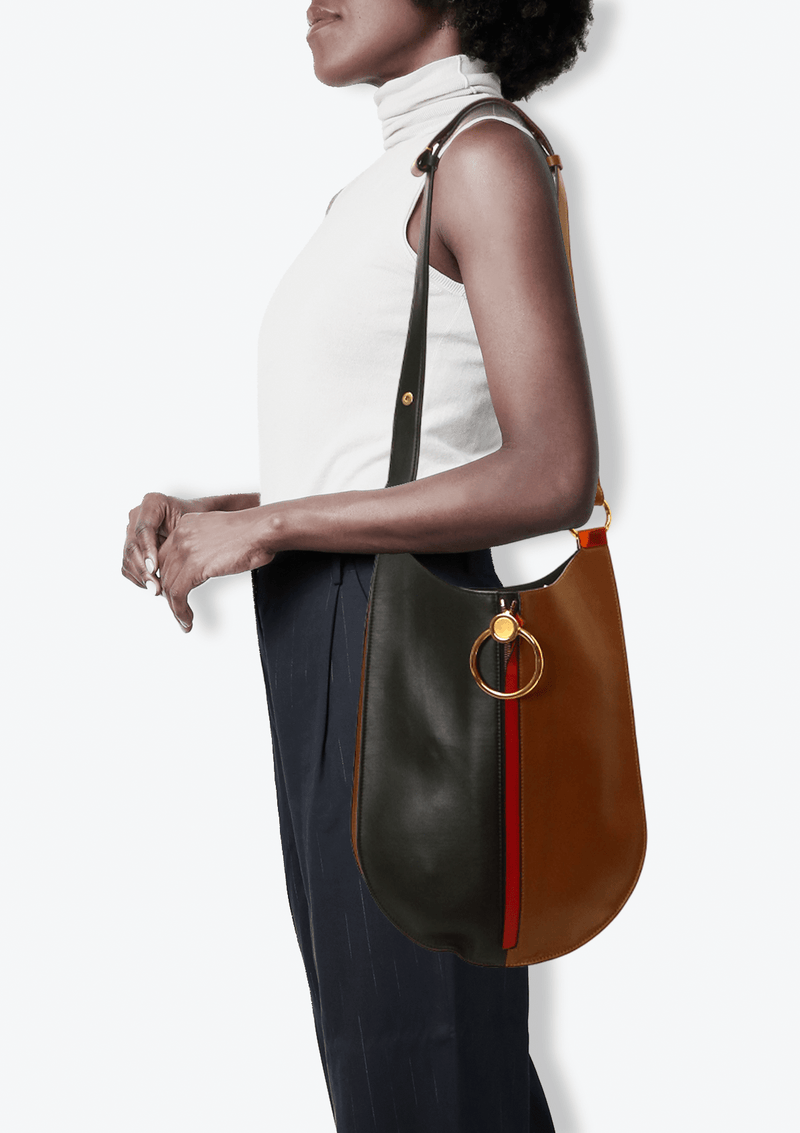 LEATHER HOBO BAG