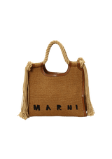 NORTH SOUTH RAFFIA TOTE