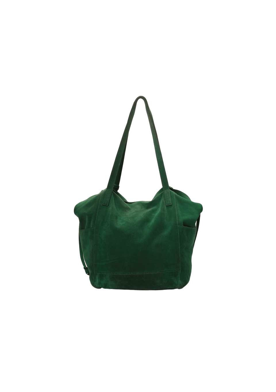 Bolsa Michael Kors Ashbury Large Suede Grab Bag Verde Original