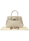 BELTED LEATHER SATCHEL BAG