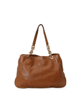 CHAIN LINK LEATHER BAG