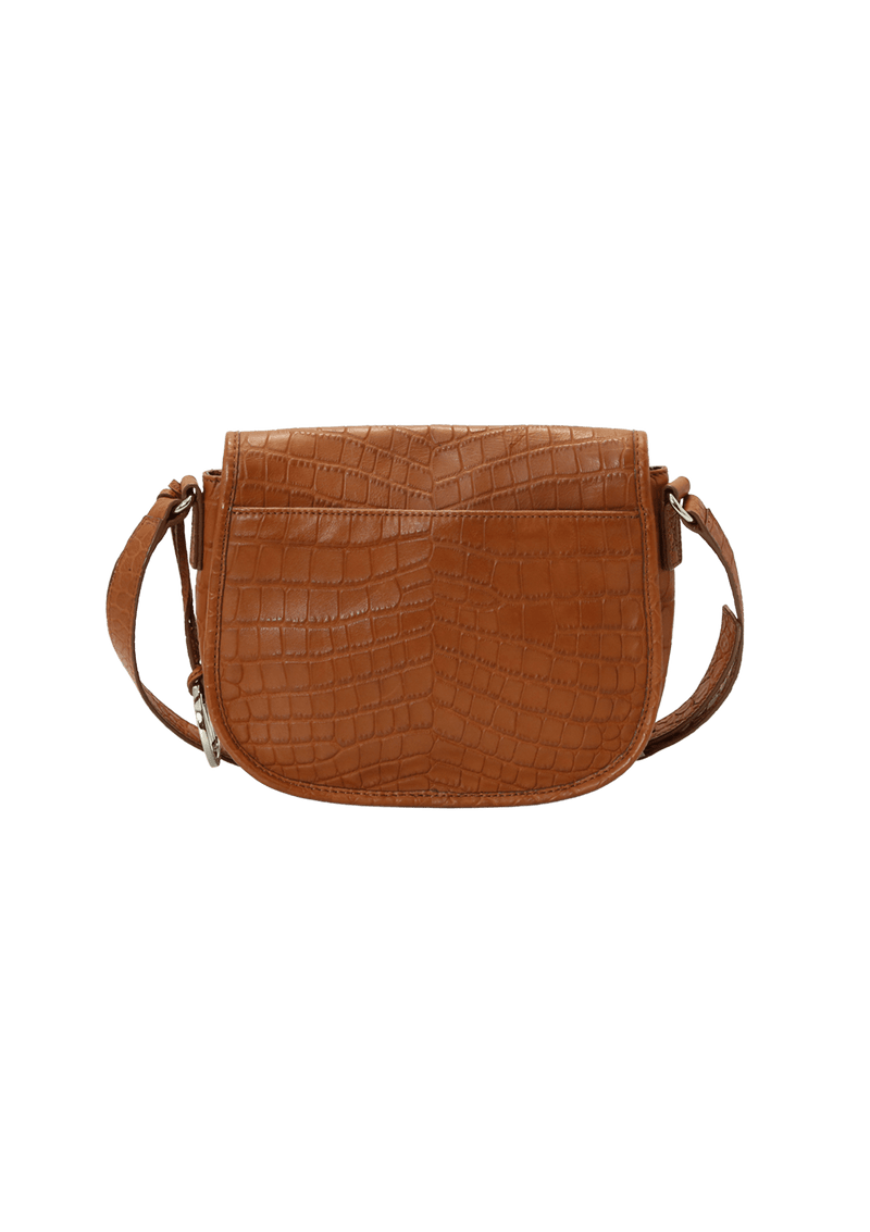 CROCO CROSSBODY BAG