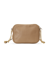 GRAINED LEATHER CROSSBODY