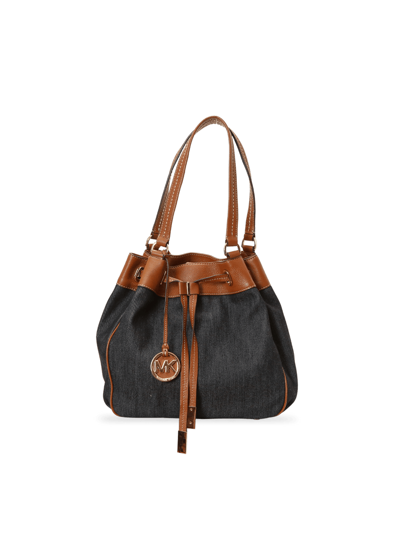 JET SET LOGO BUCKET BAG