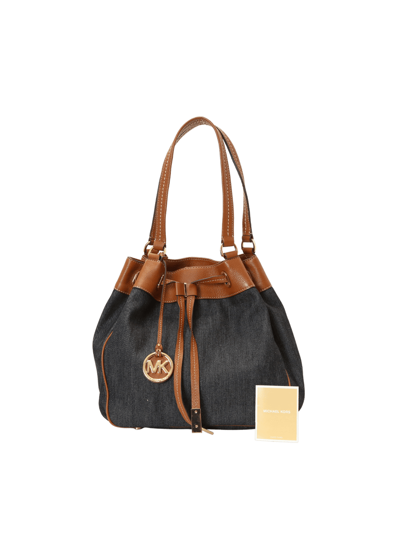 JET SET LOGO BUCKET BAG