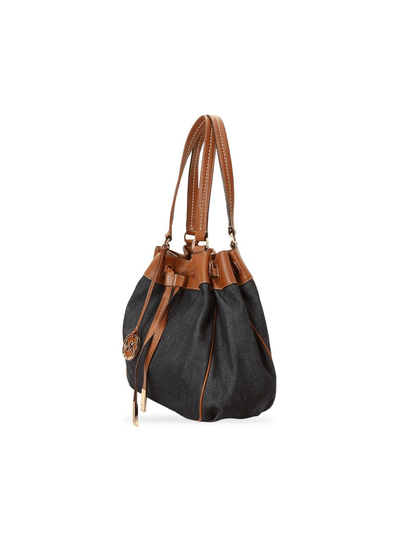 JET SET LOGO BUCKET BAG