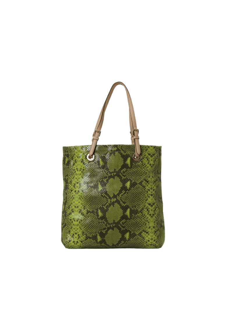 JET SET PYTHON TOTE