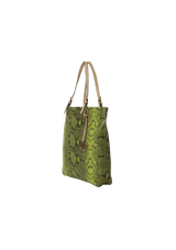 JET SET PYTHON TOTE