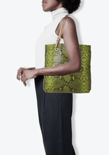 JET SET PYTHON TOTE