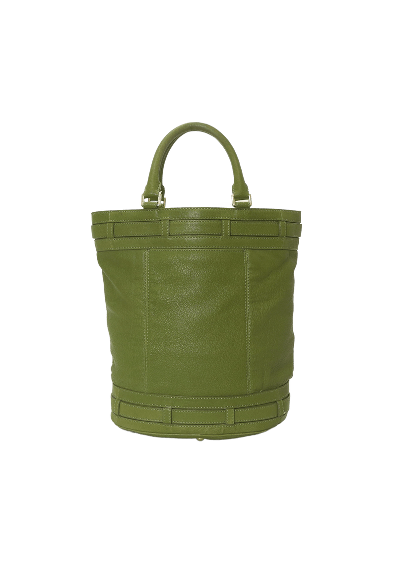 Bolsa Michael Kors Kingsbury Bucket Bag Verde Original Gringa