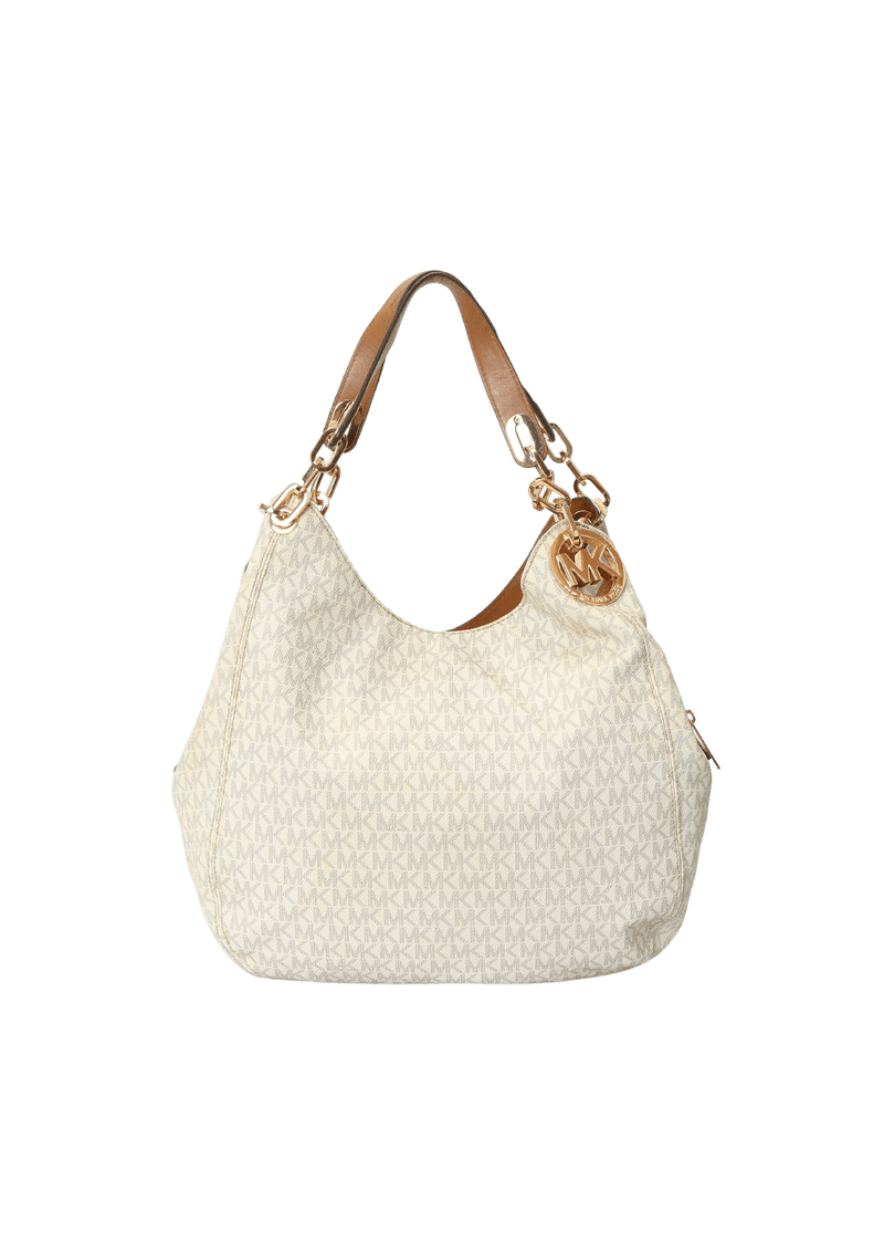 Bolsa Michael Kors Large Fulton Bag Branco Original Gringa