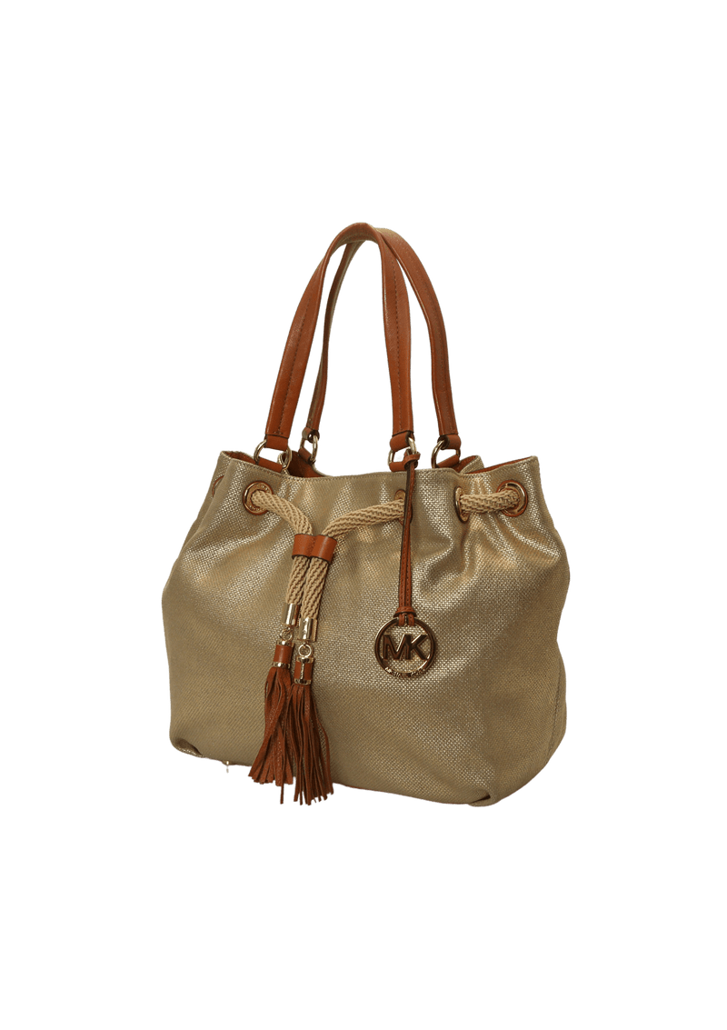 LARGE MARINA GATHERED TOTE