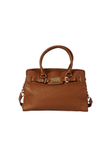 LEATHER BELTED BAG
