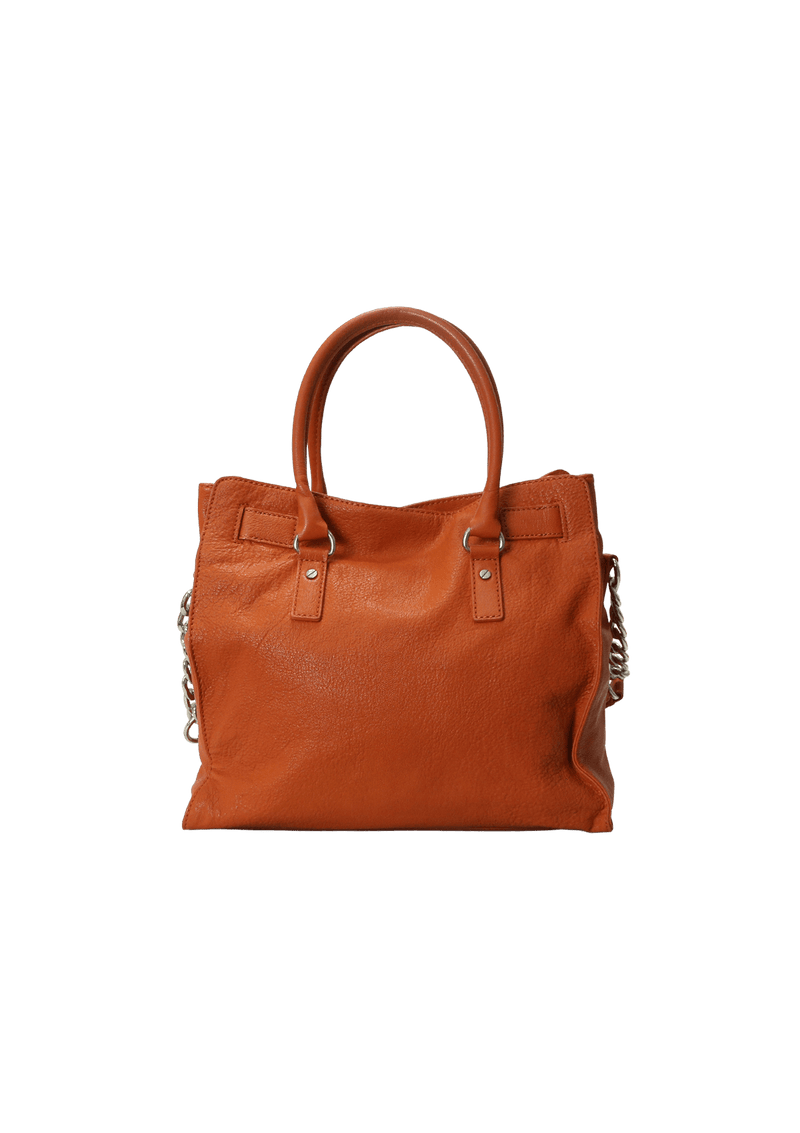 LEATHER BELTED BAG