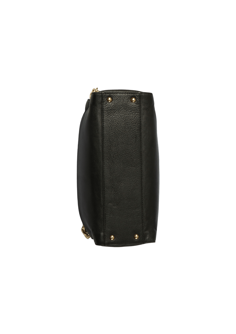 LEATHER BELTED BAG