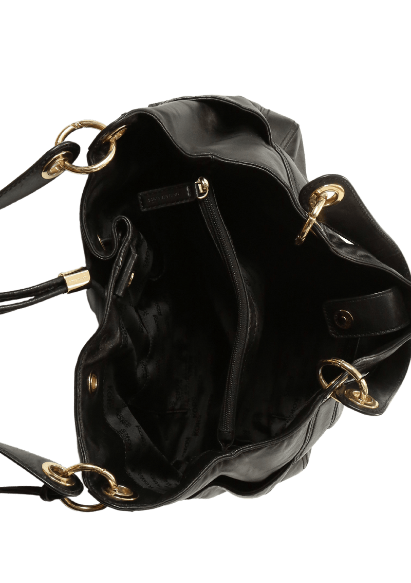 LEATHER HOBO BAG