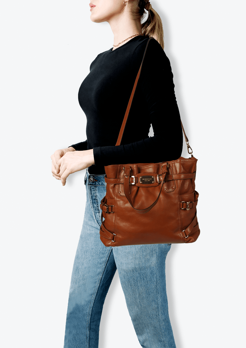 LEATHER SATCHEL BAG