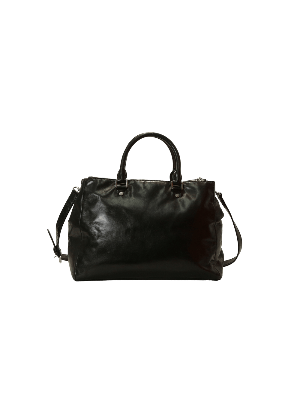Bolsa Michael Kors Leather Satchel Bag Preto Original – Gringa