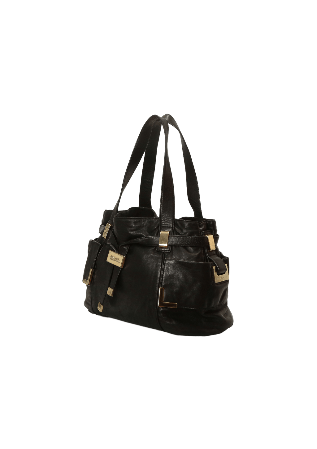 Bolsa Michael Kors Leather Shoulder Bag Preta Original – Gringa