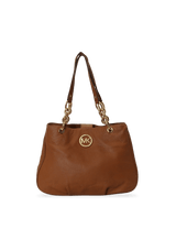 LEATHER SHOULDER BAG