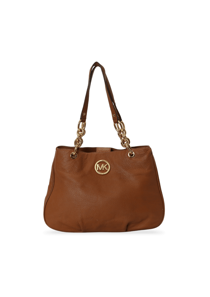 LEATHER SHOULDER BAG