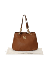 LEATHER SHOULDER BAG