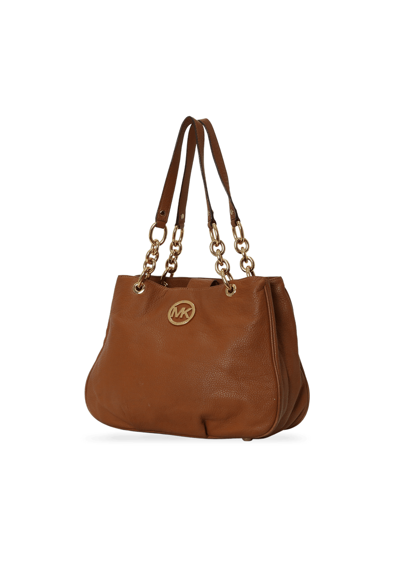 LEATHER SHOULDER BAG