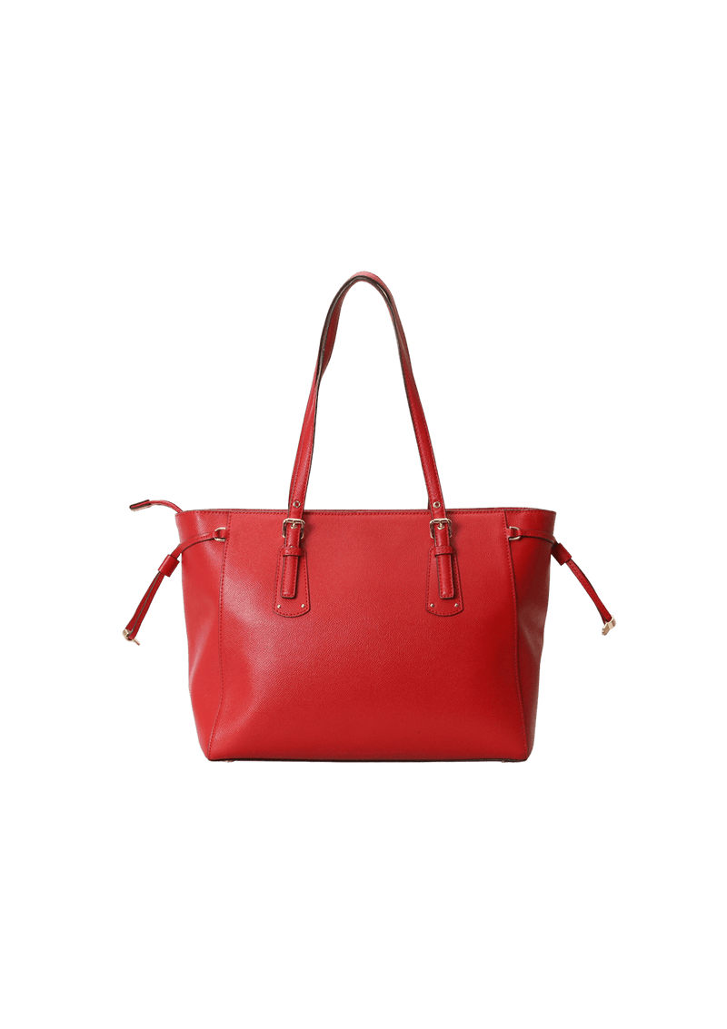 LEATHER VOYAGE TOTE