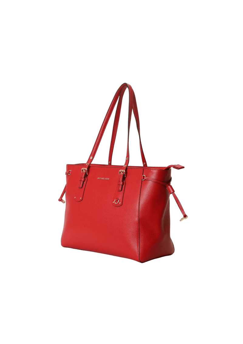 LEATHER VOYAGE TOTE