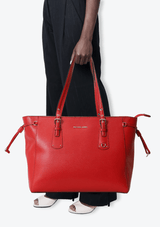 LEATHER VOYAGE TOTE