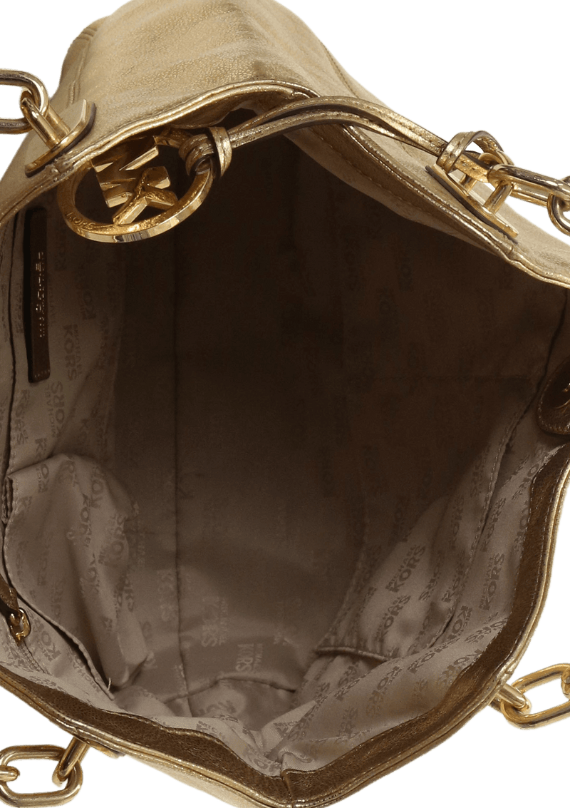 METALLIC HOBO BAG