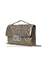 METTALIC FLAP BAG