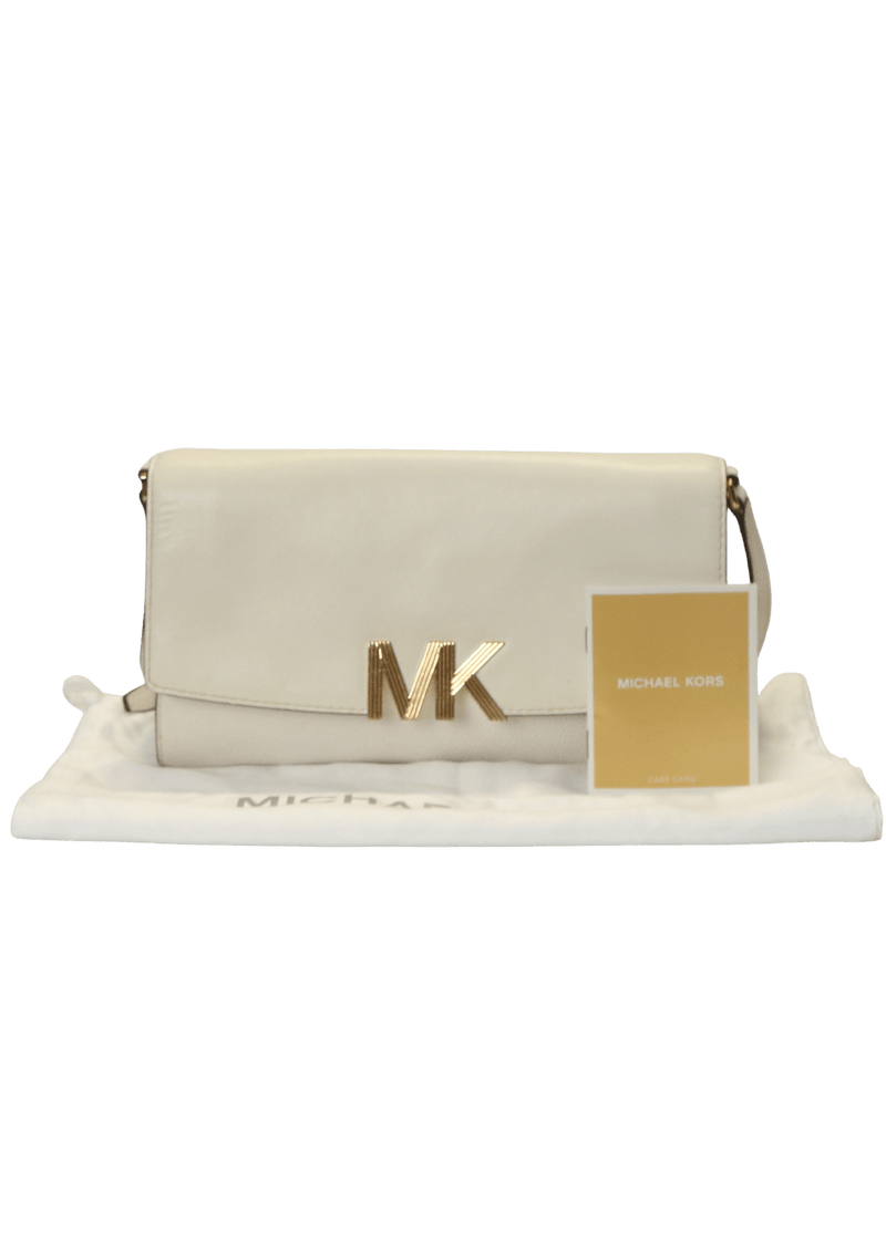 Bolsa Michael Kors Montgomery Crossbody Branco Original Gringa