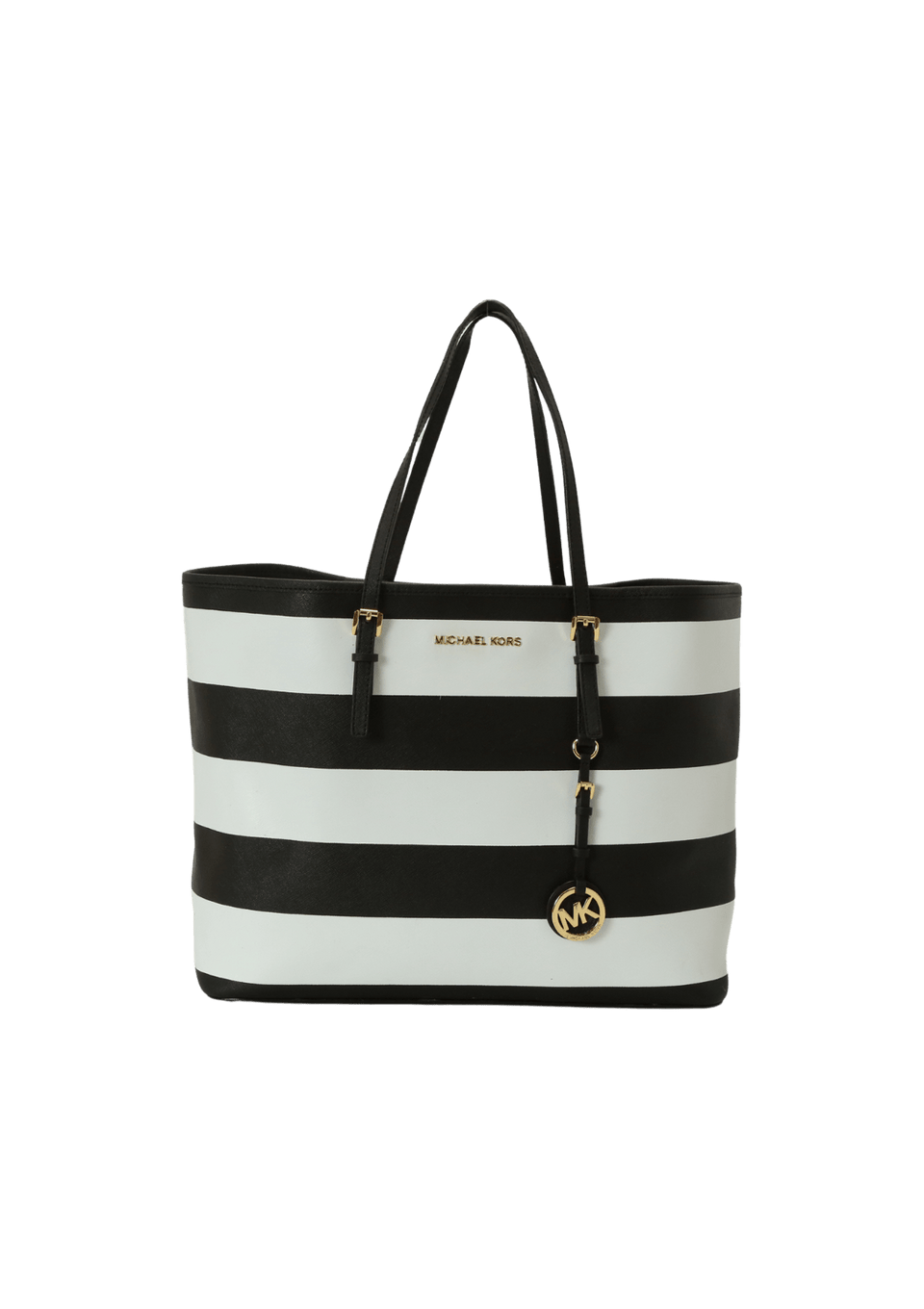 SAFFIANO TRIMMED PVC TOTE