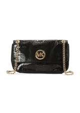 SNAKESKIN FLAP BAG