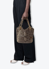 SNAKESKIN HOBO